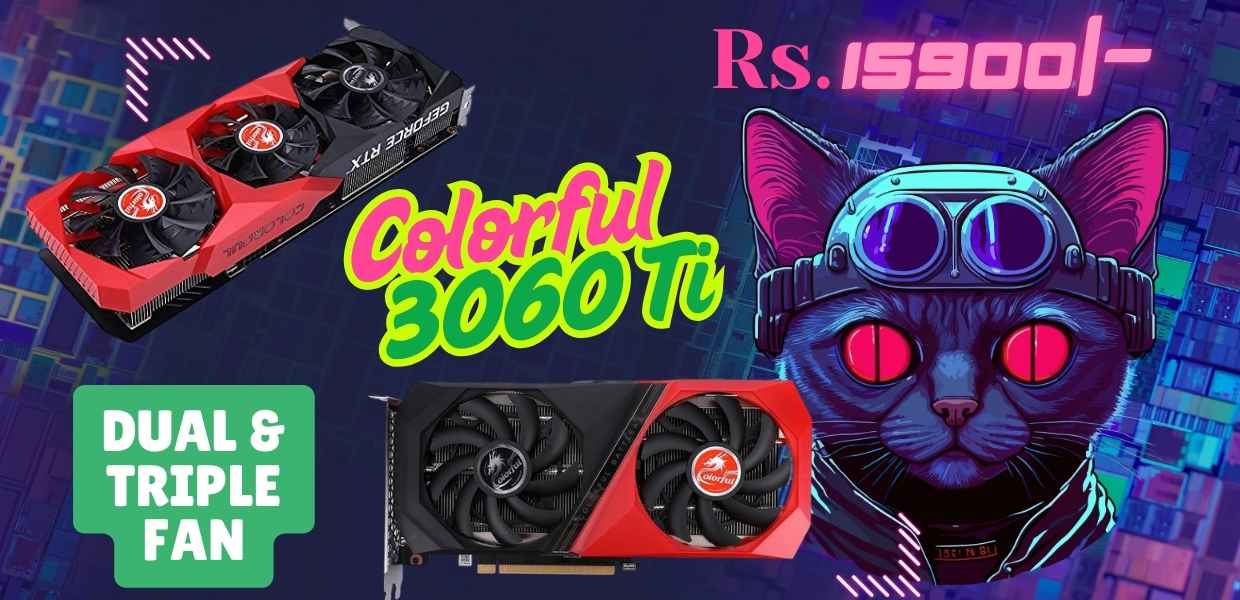 COLORFUL 3060 TI 8 GB GPUs